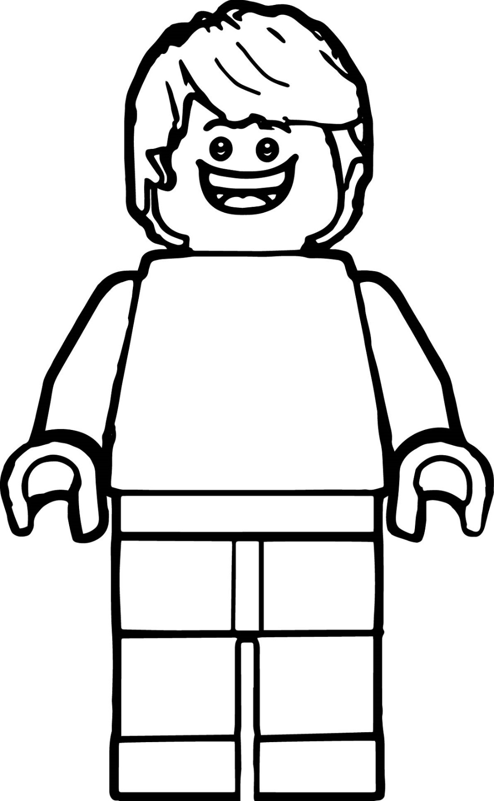 Lego Man Coloring Page Lego Man Coloring Page