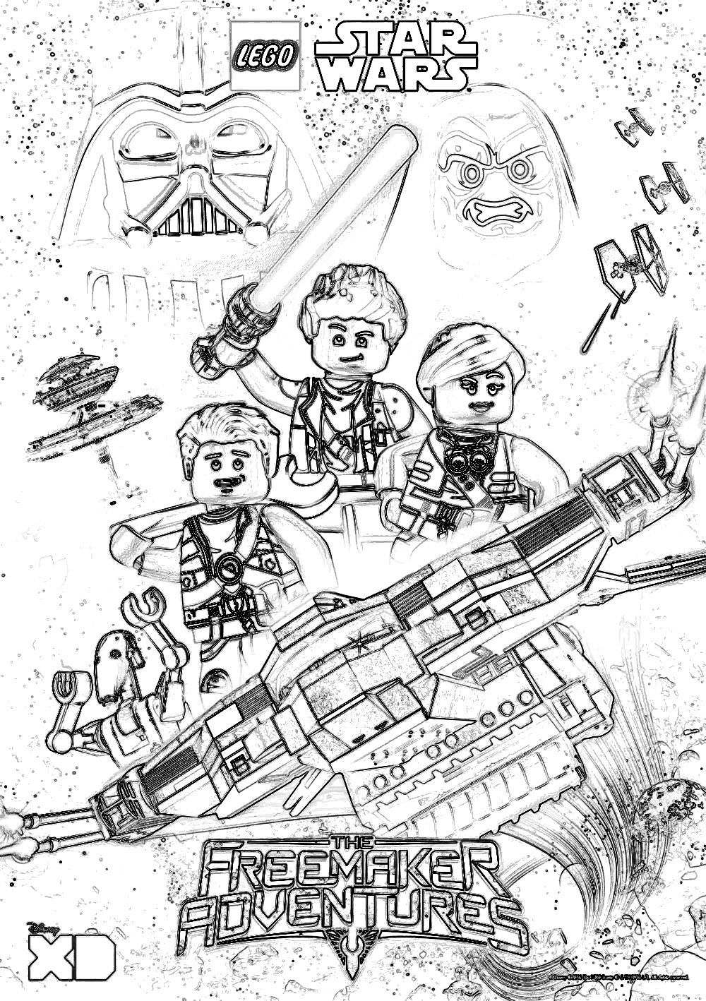 LEGO Star Wars Coloring Pages The Freemaker Adventures Star Wars LEGO Star Wars Coloring Pages The Freemaker Adventures Star Wars