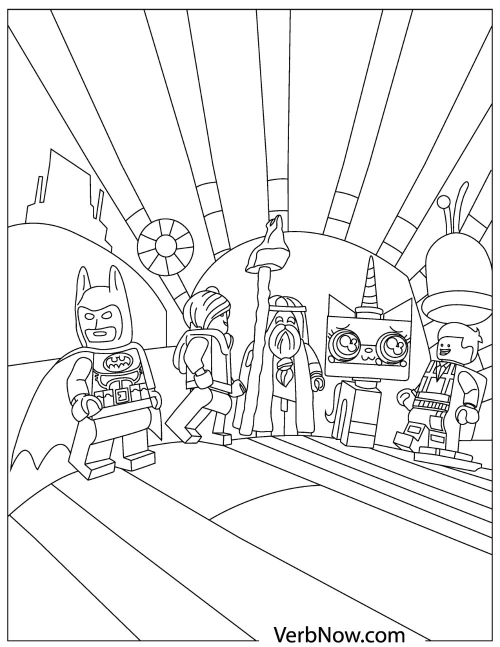 LEGO World Coloring Pages LEGO World Coloring Pages