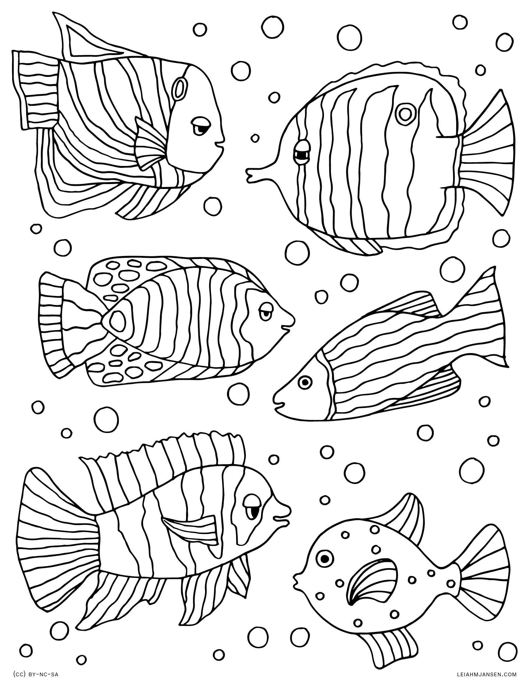 Printable Coloring Pages Fish Printable Coloring Pages Fish