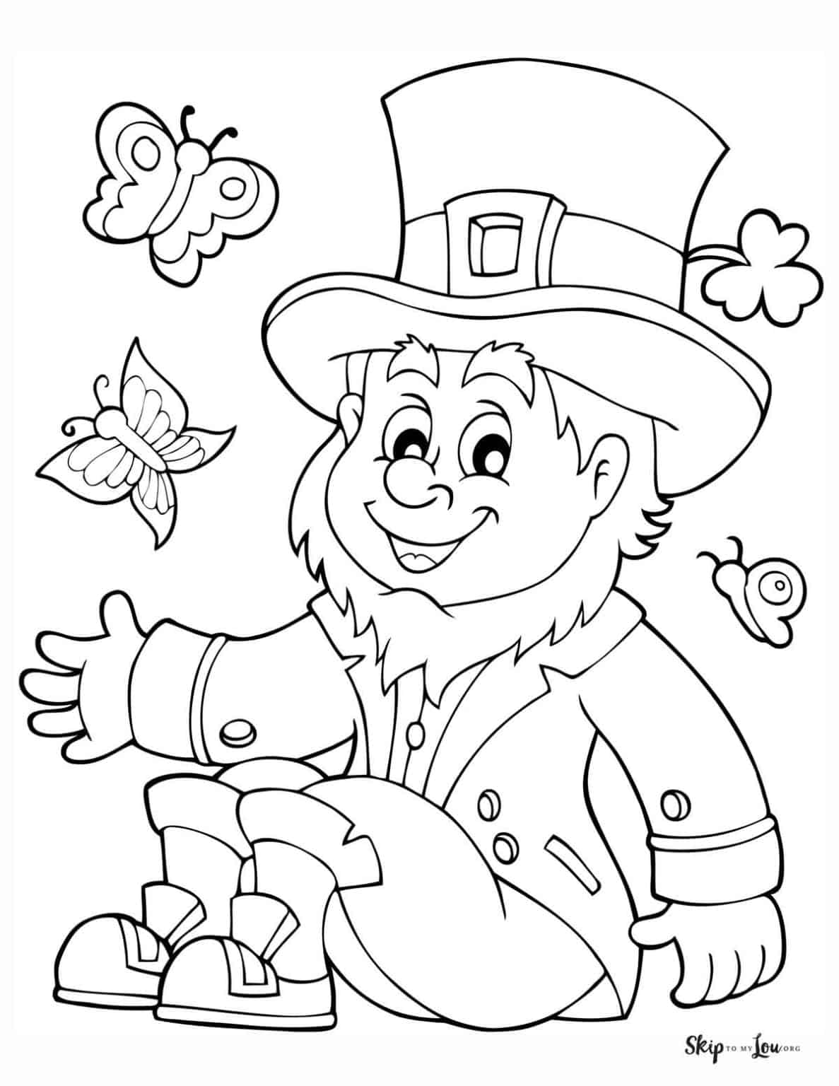 Leprechaun Coloring Pages Skip To My Lou Leprechaun Coloring Pages Skip To My Lou