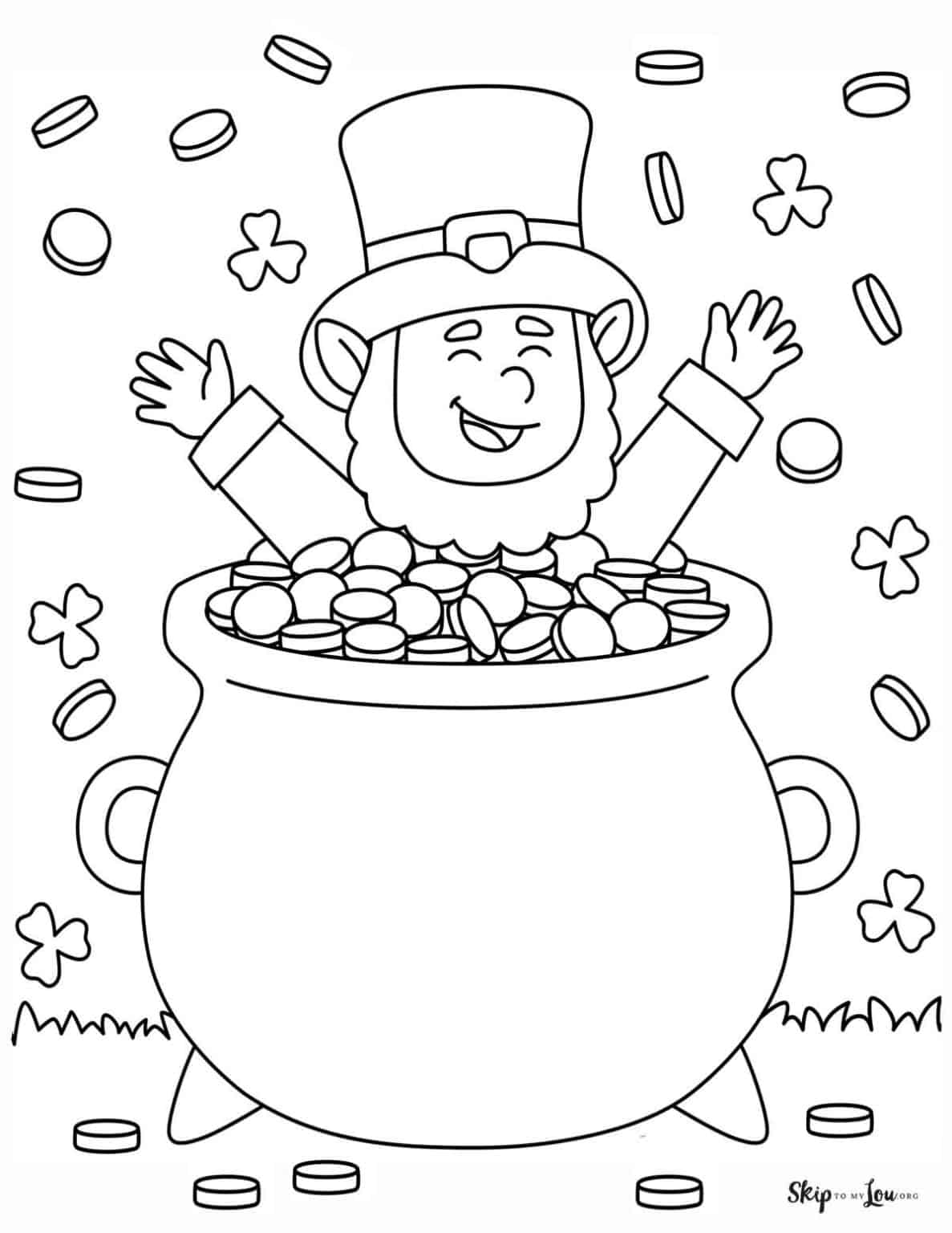 Leprechaun Printable Coloring Pages Printable Word Searches Leprechaun Printable Coloring Pages Printable Word Searches