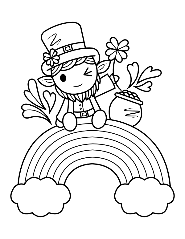 Leprechaun Printable Coloring Pages Leprechaun Printable Coloring Pages