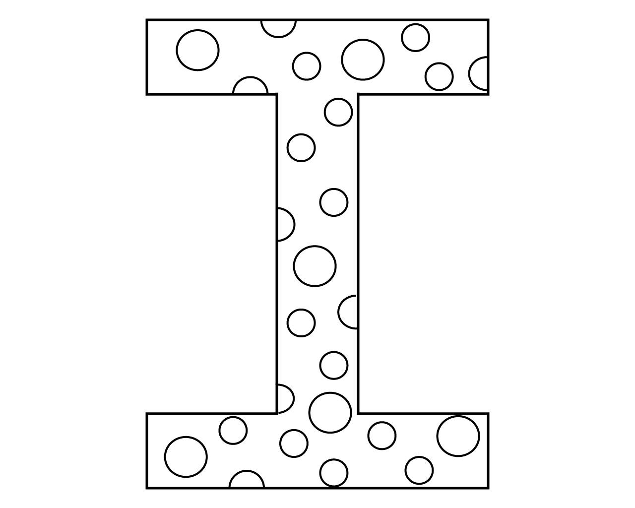 Letter I Coloring Pages Printable Letter I Coloring Pages Printable
