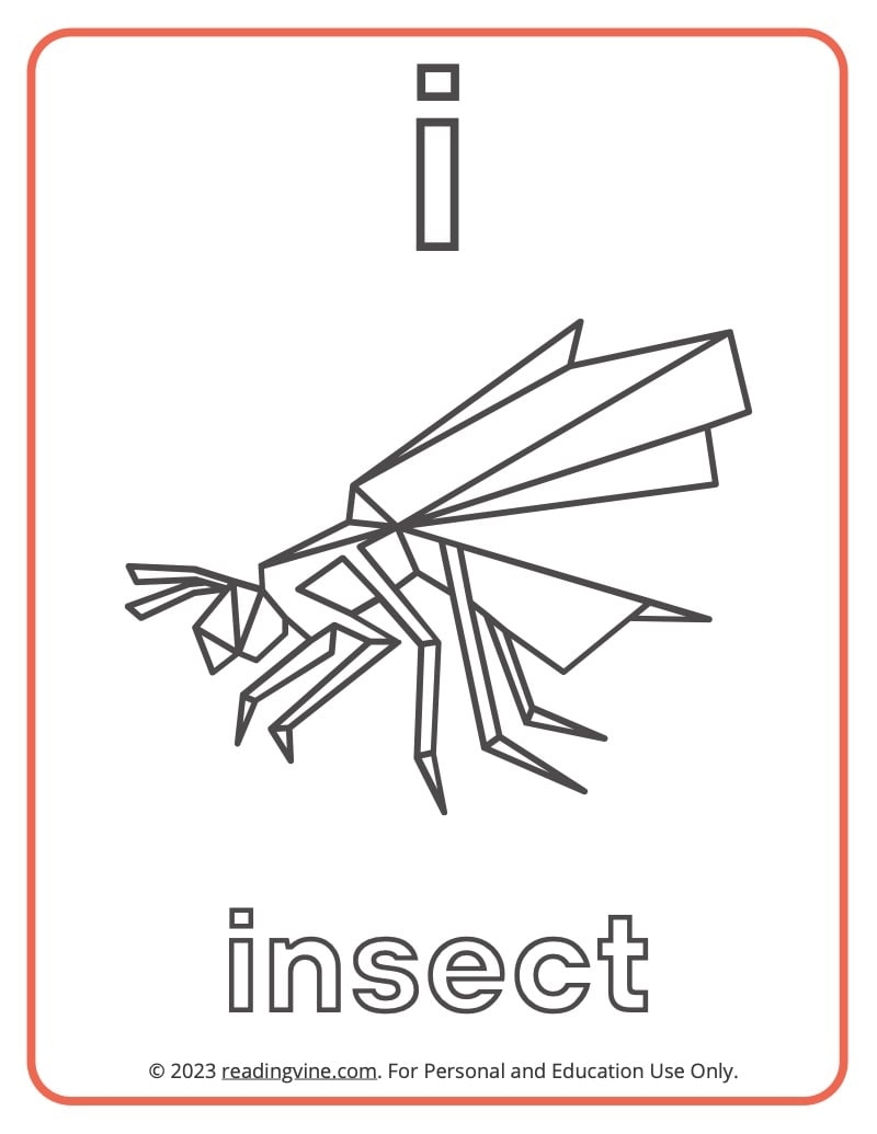 Letter I Coloring Pages Letter I Coloring Pages