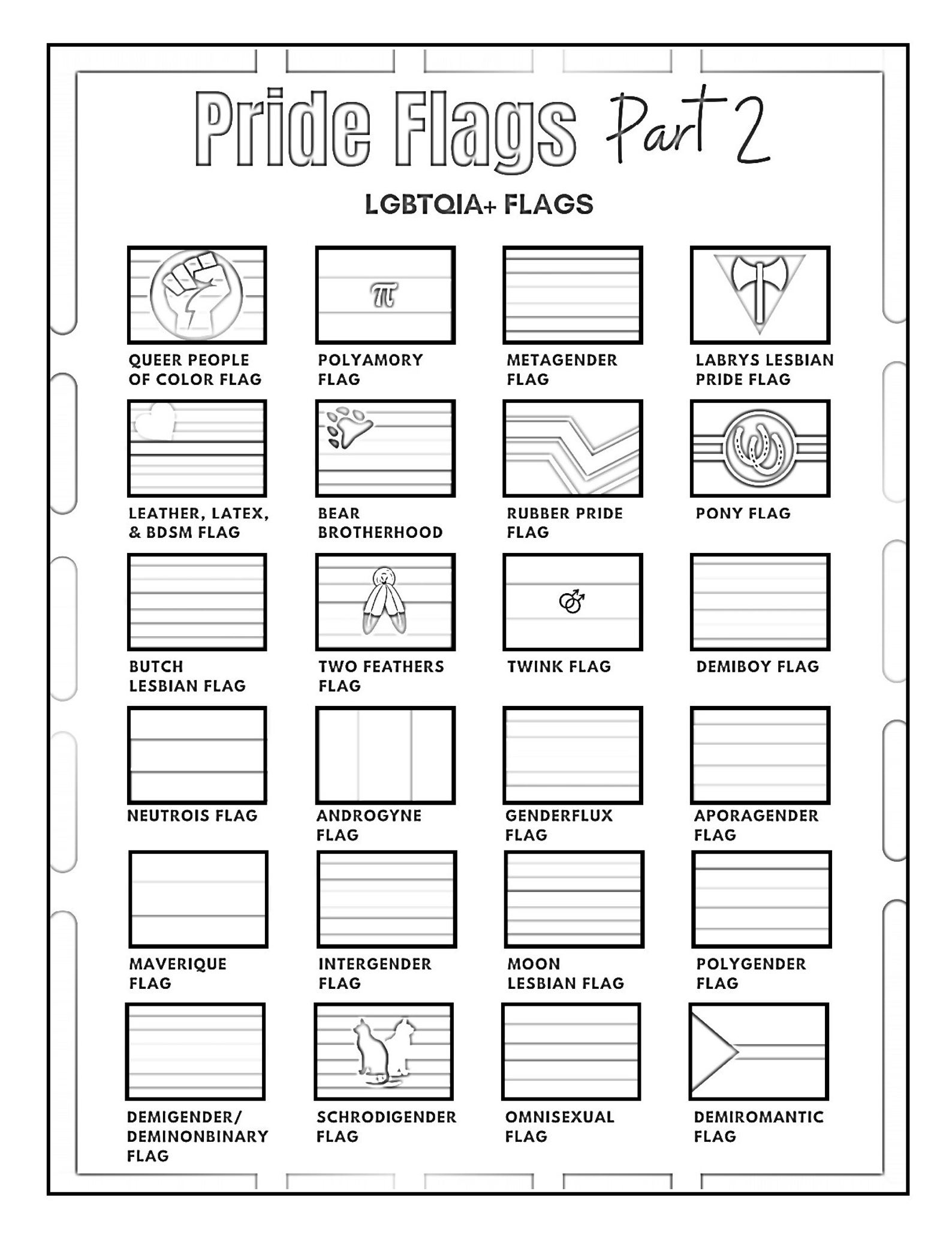Lgbtqia Pride Coloring Pages Vrogue Co