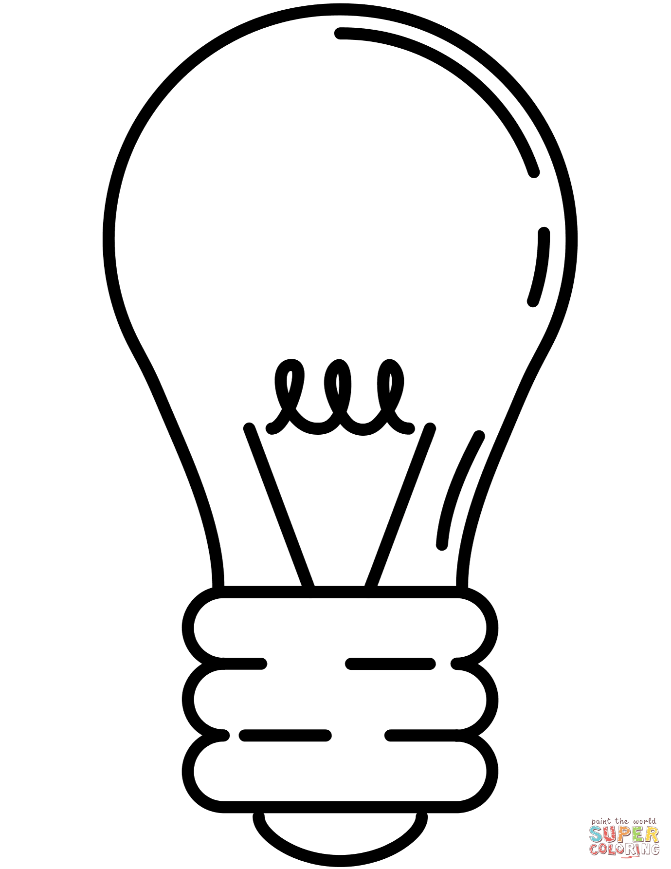 Light Bulb Coloring Pages ClipArt Best Light Bulb Coloring Pages ClipArt Best