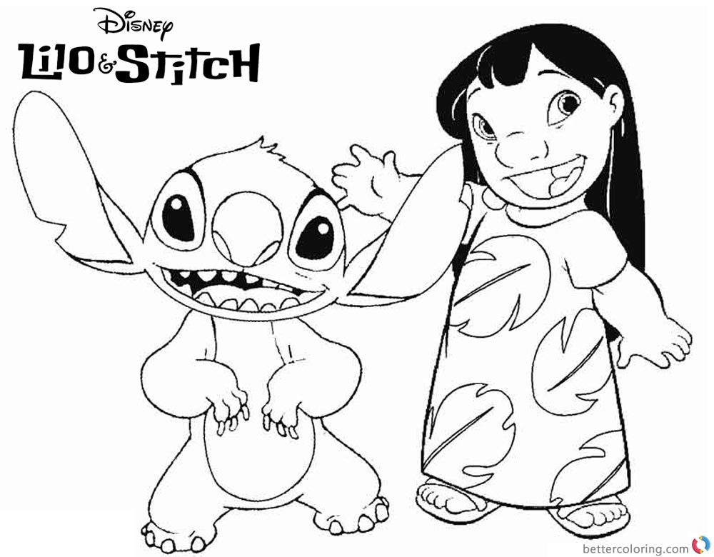 Printable Coloring Pages Stitch Printable Coloring Pages Stitch