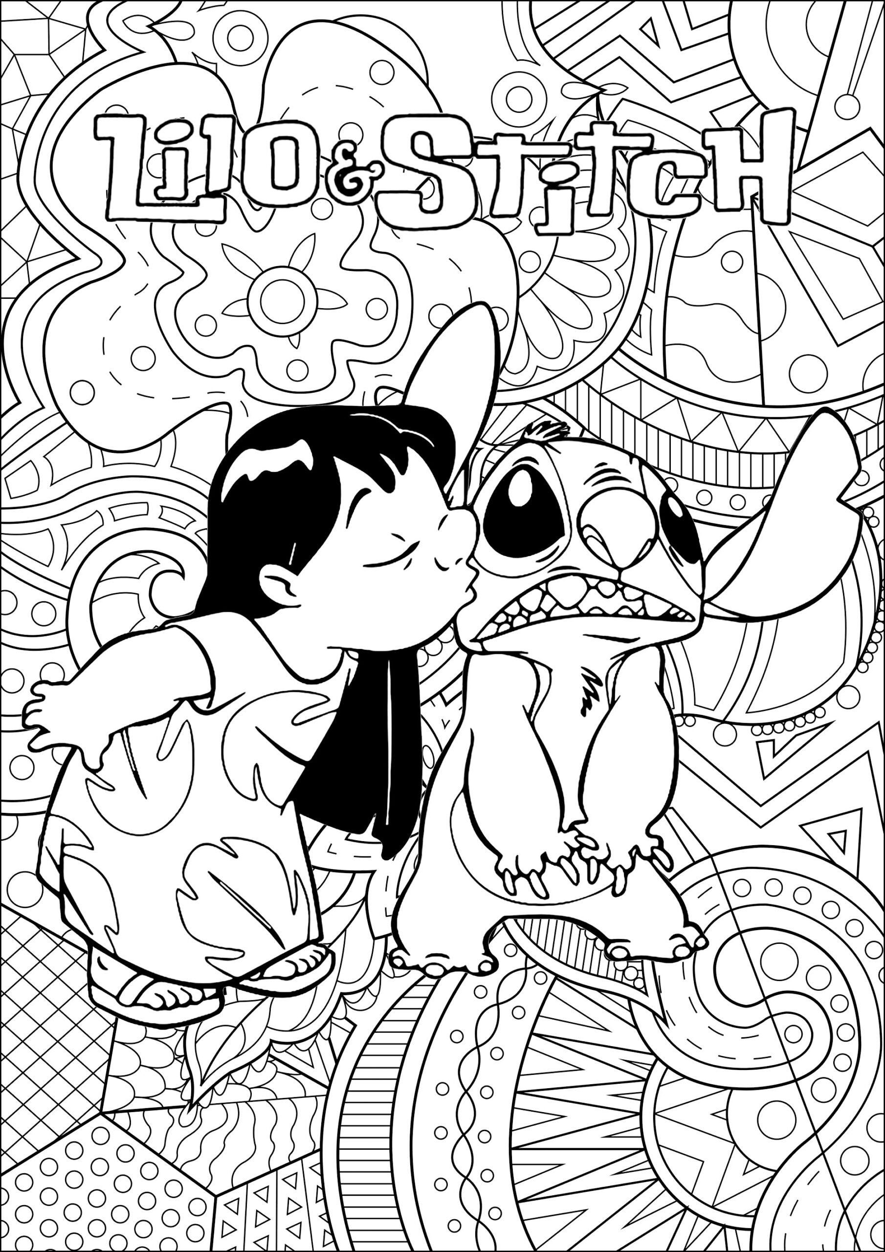 Printable Lilo Adorable Cute Stitch Coloring Pages Printable Lilo Adorable Cute Stitch Coloring Pages