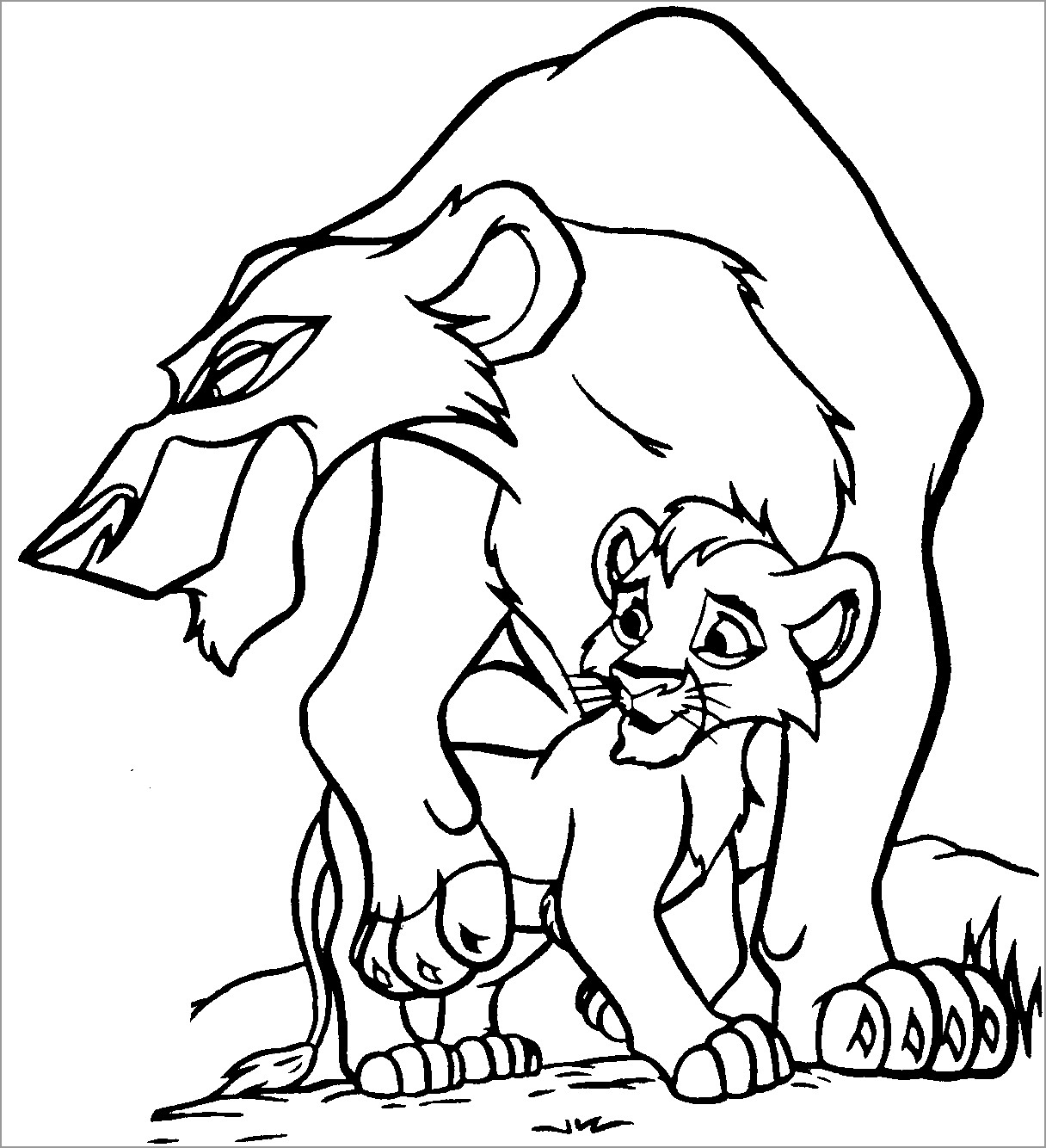 Lion Coloring Pages ColoringBay