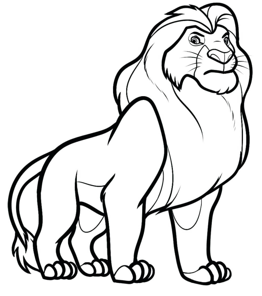 Lion Coloring Pages Printable Lion Coloring Pages Printable