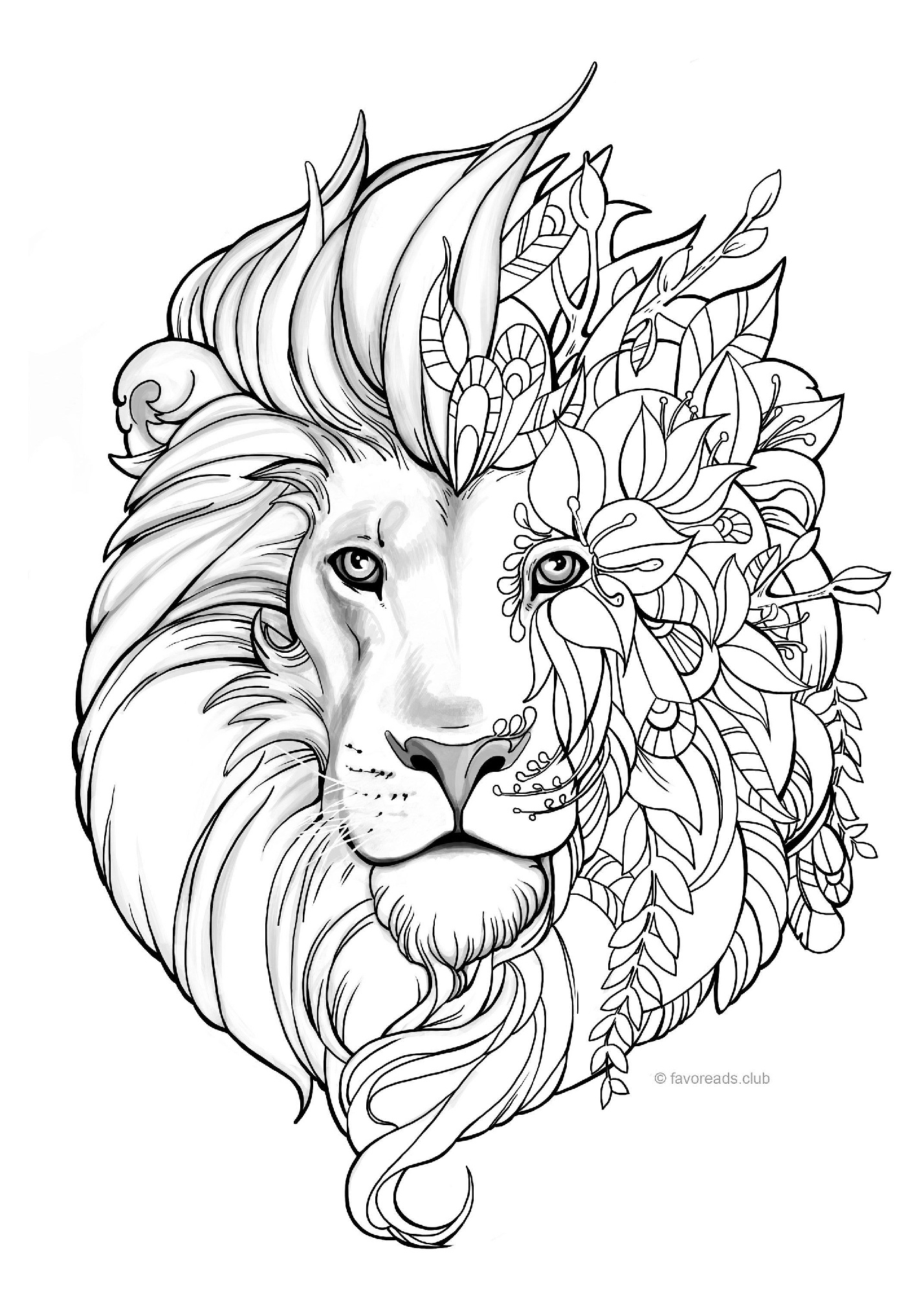 Lion Coloring Pages Printable Lion Coloring Pages Printable