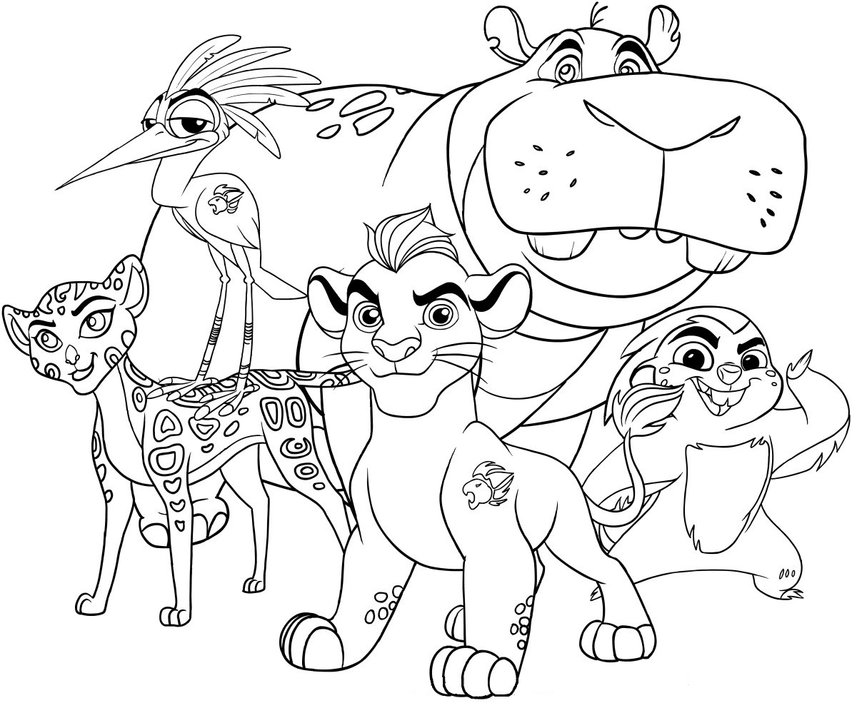 Lion Guard Printable Coloring Pages Lion Guard Printable Coloring Pages