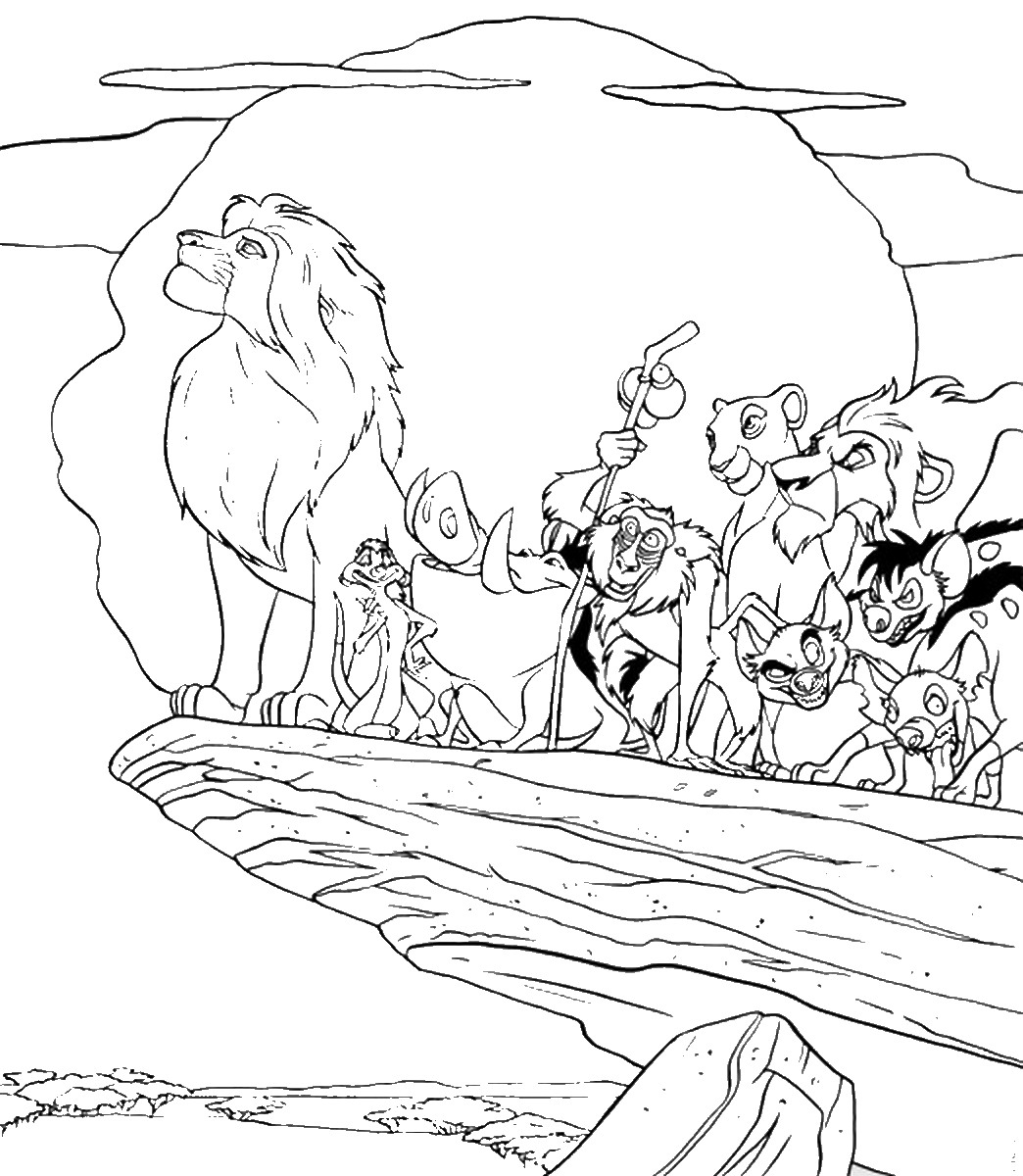 Lion King Characters Coloring Pages At GetColorings Free Lion King Characters Coloring Pages At GetColorings Free