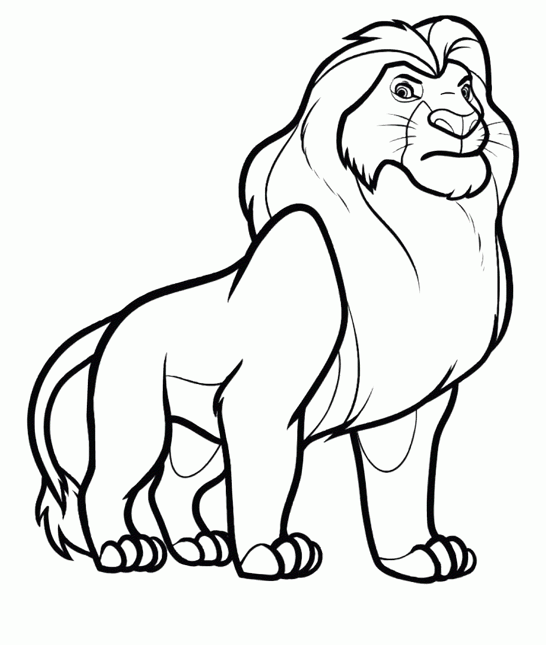 Free Printable Lion Coloring Pages Free Printable Lion Coloring Pages