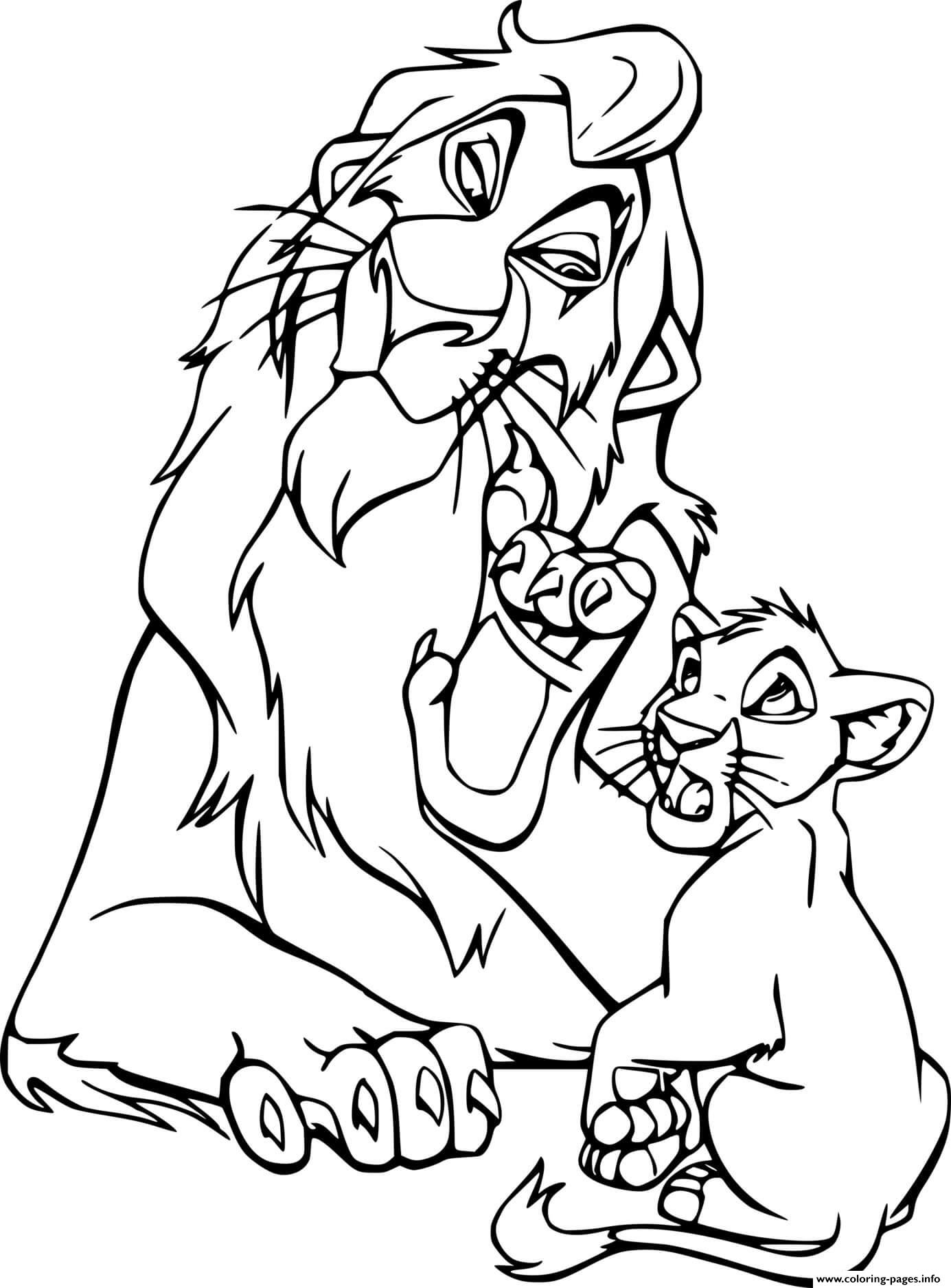 Lion King Simba Vs Scar Coloring Pages Coloring Pages Lion King Simba Vs Scar Coloring Pages Coloring Pages
