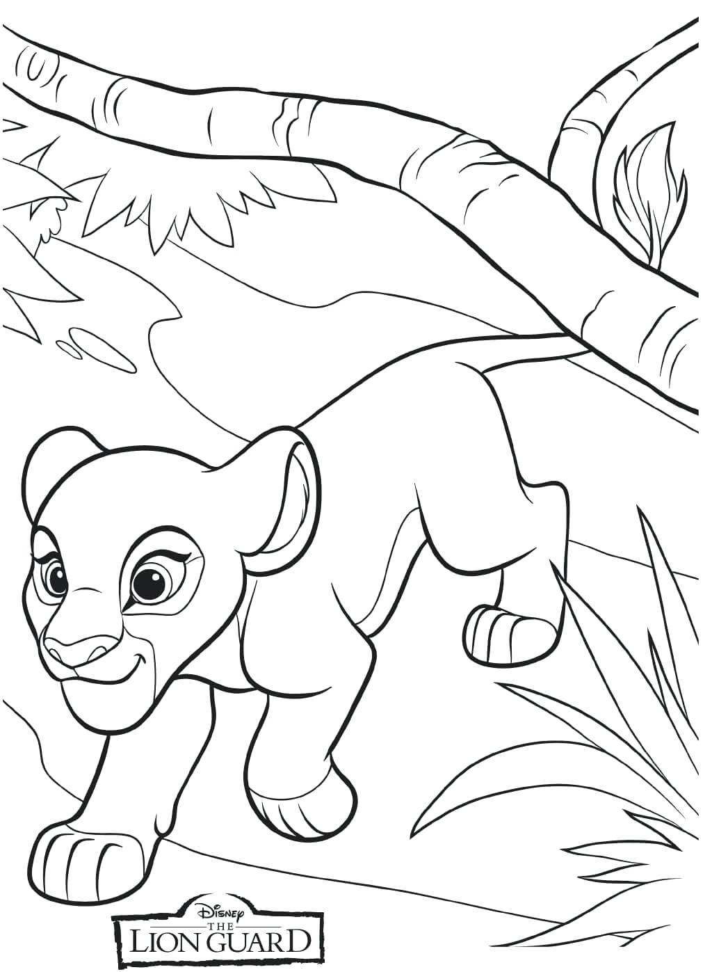 Lion Pride Coloring Pages
