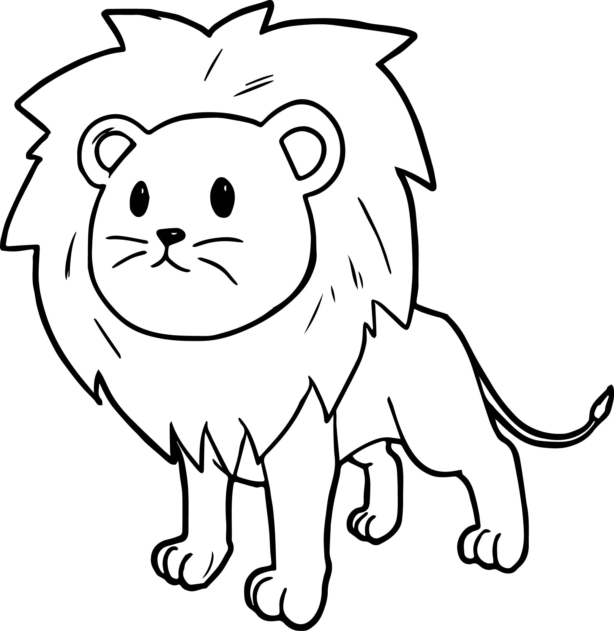 Lion Printable Coloring Pages Lion Printable Coloring Pages