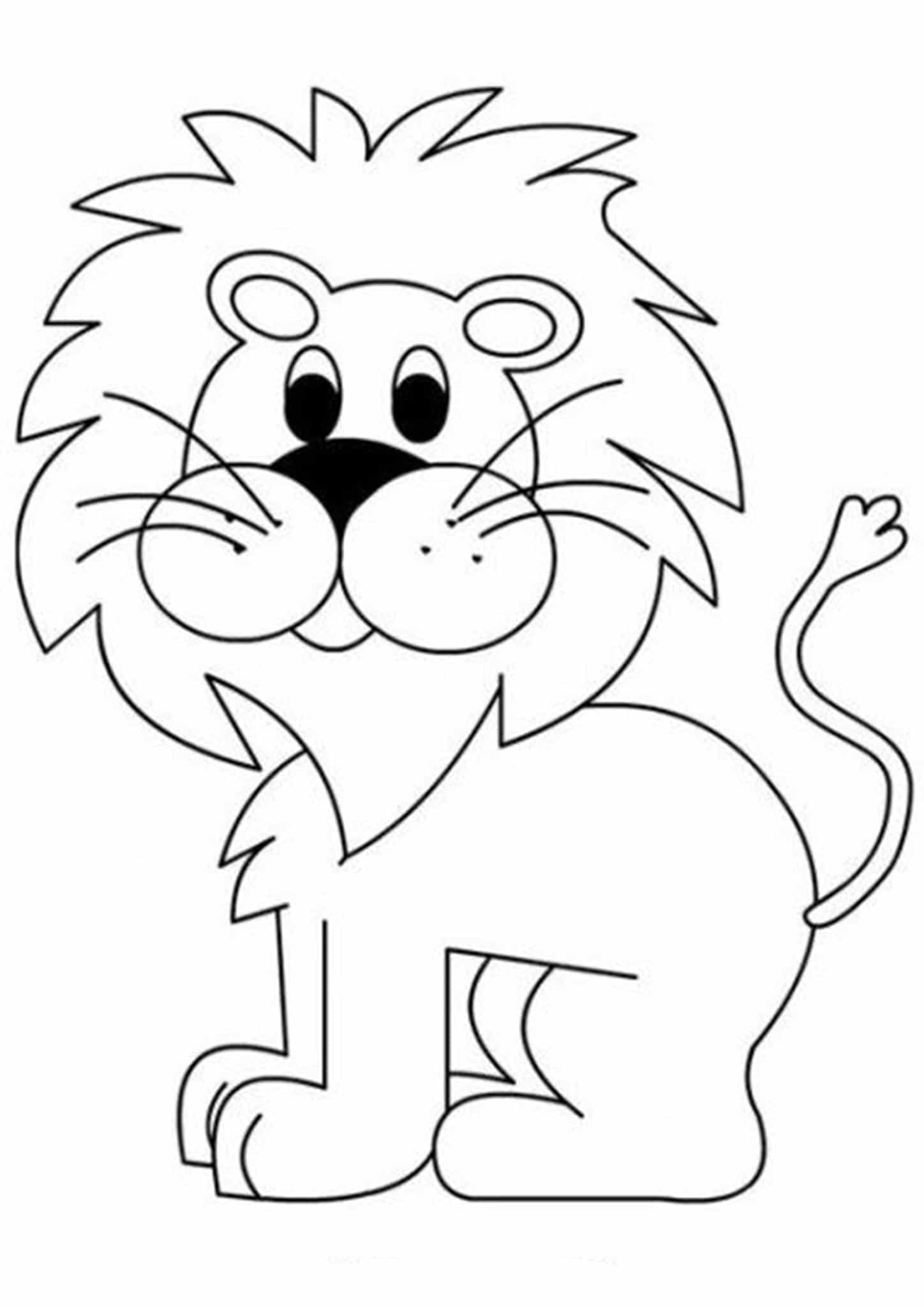 Lion Printable Coloring Pages Lion Printable Coloring Pages