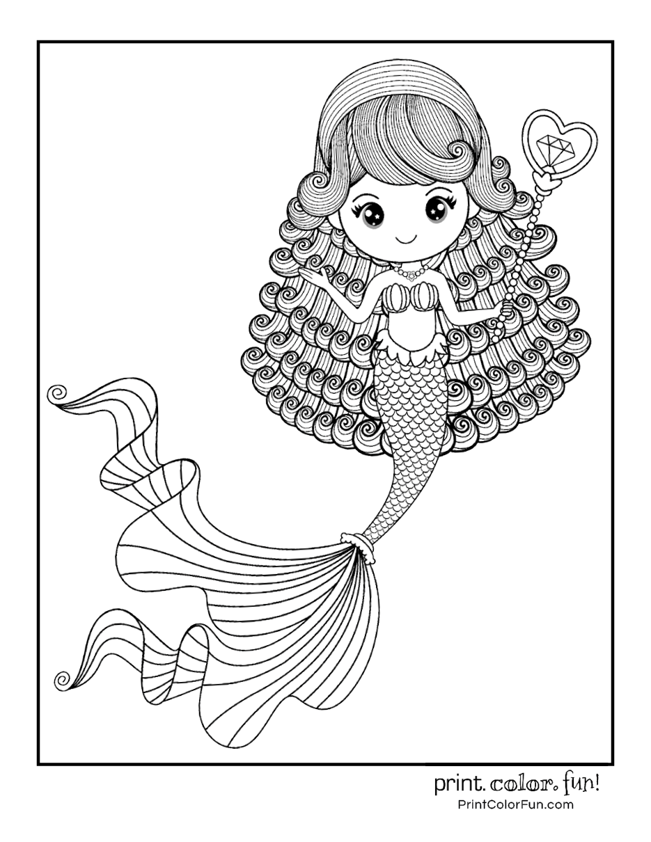 Little Mermaid Coloring Pages Fish Little Mermaid Coloring Pages Fish
