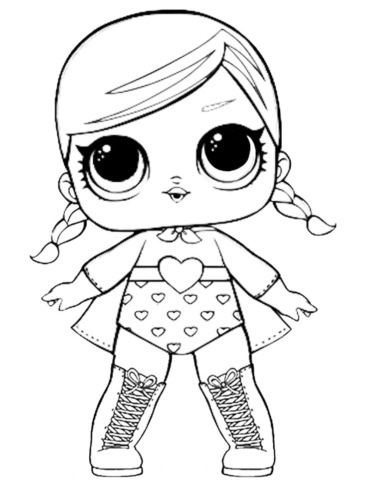 Lol Dolls Coloring Pages Printable Printable World Holiday