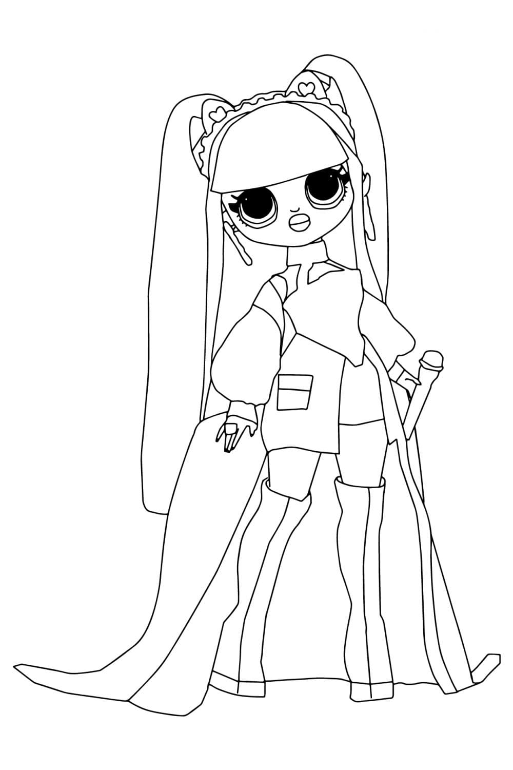 LOL OMG Kitty Kay Coloring Page Free Printable Coloring Pages For Kids LOL OMG Kitty Kay Coloring Page Free Printable Coloring Pages For Kids