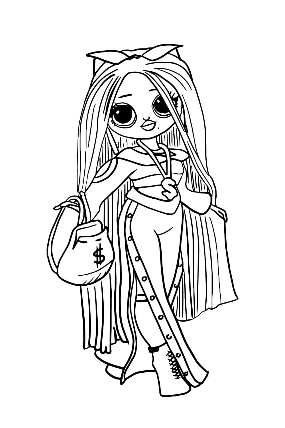 LOL OMG Miss Arrogance Coloring Page Free Printable Coloring Pages LOL OMG Miss Arrogance Coloring Page Free Printable Coloring Pages