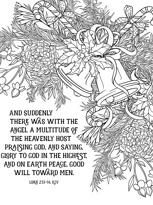 Free Printable Bible Christmas Coloring Pages Free Printable Bible Christmas Coloring Pages
