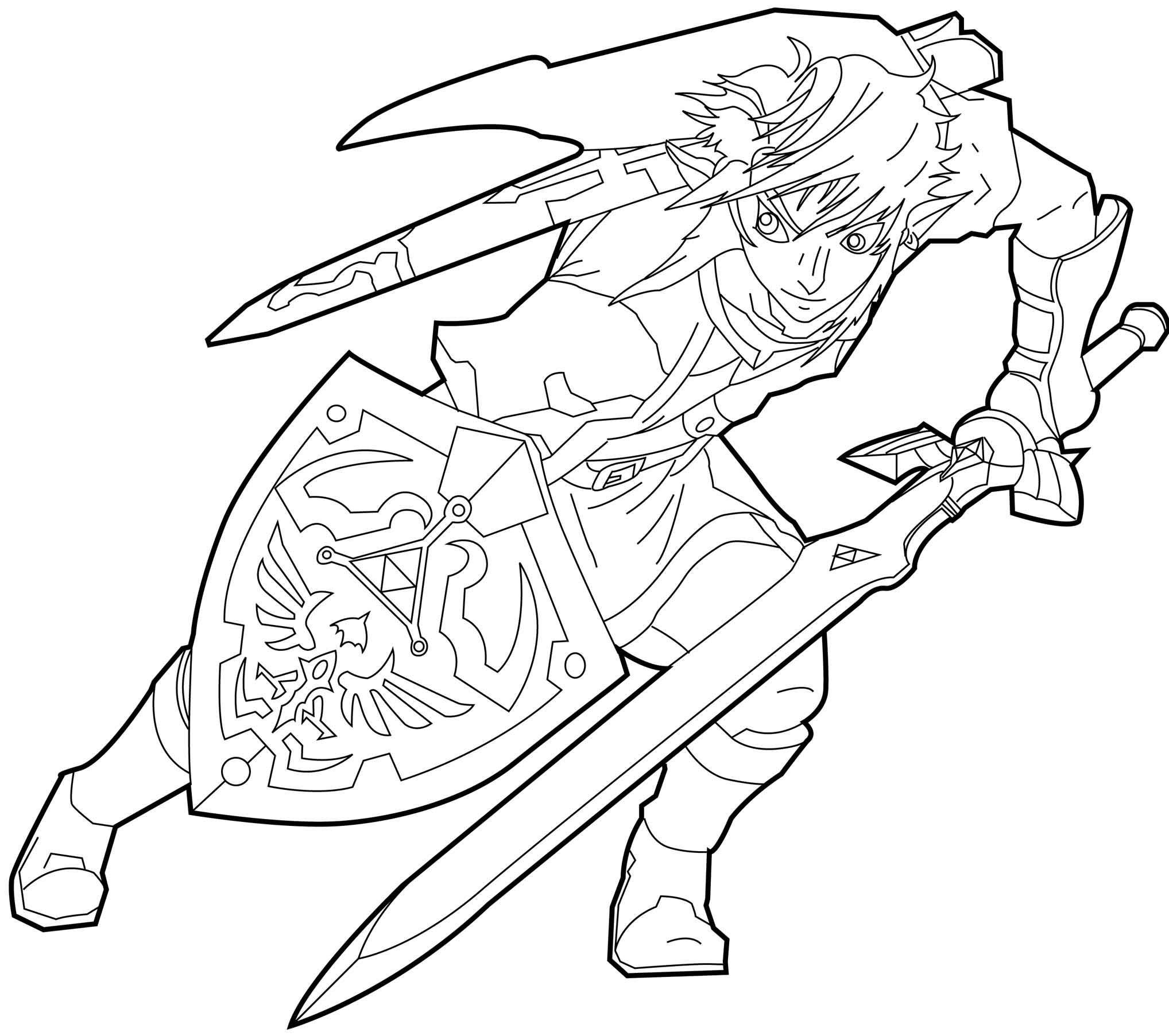 Zelda Printable Coloring Pages Zelda Printable Coloring Pages