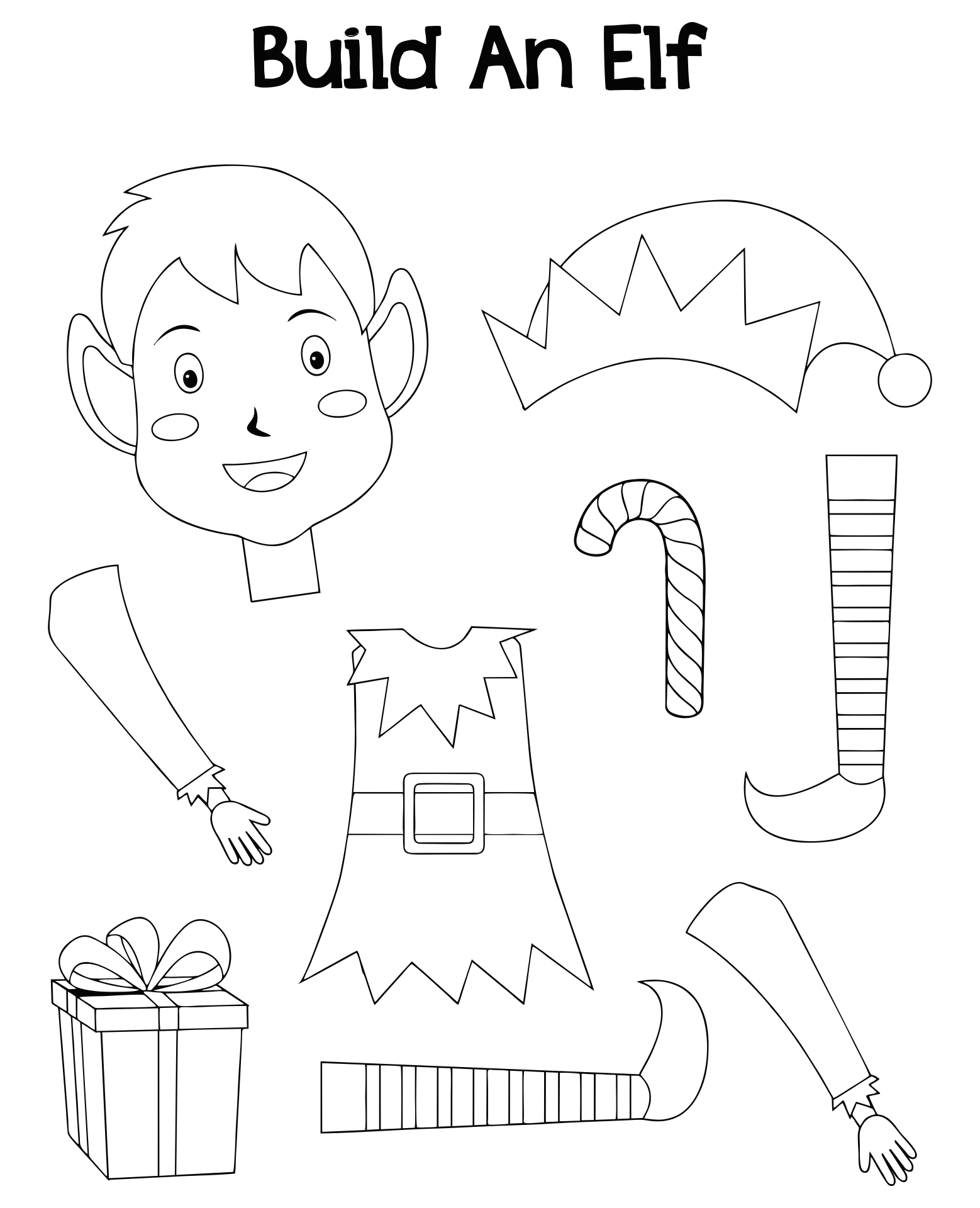 Make An Elf Printable Make An Elf Printable