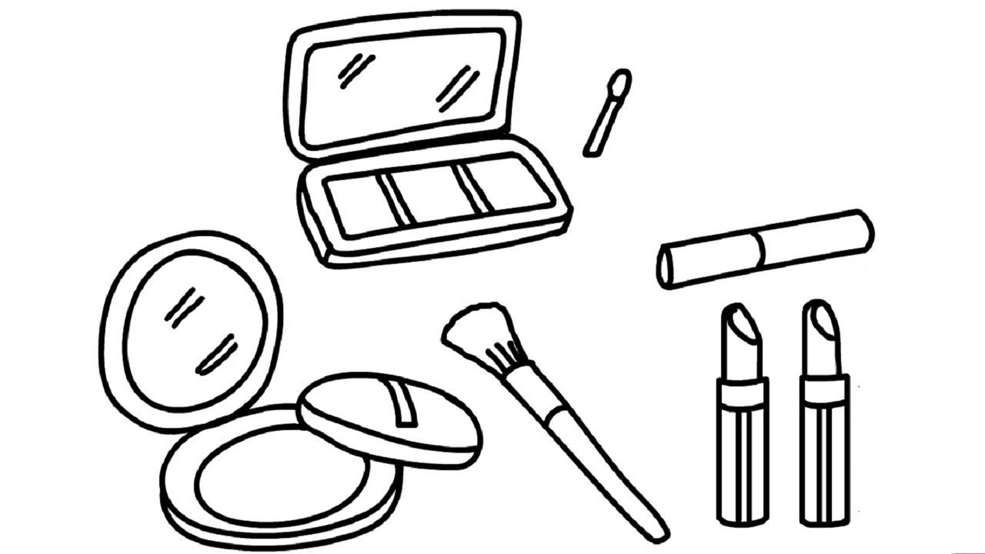 Makeup Coloring Pages Printable Printable Templates Makeup Coloring Pages Printable Printable Templates