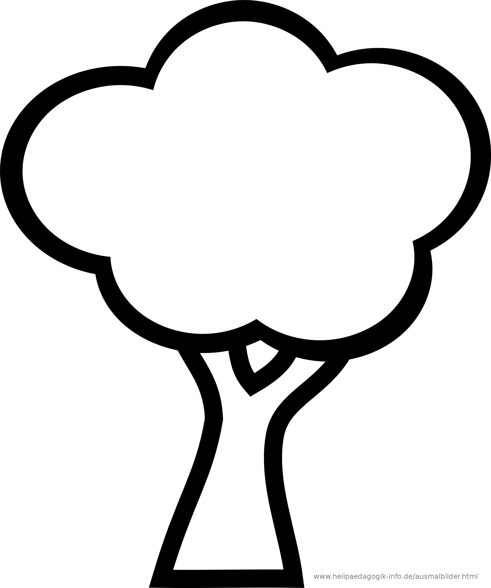 Printable Tree Coloring Pages Printable Tree Coloring Pages