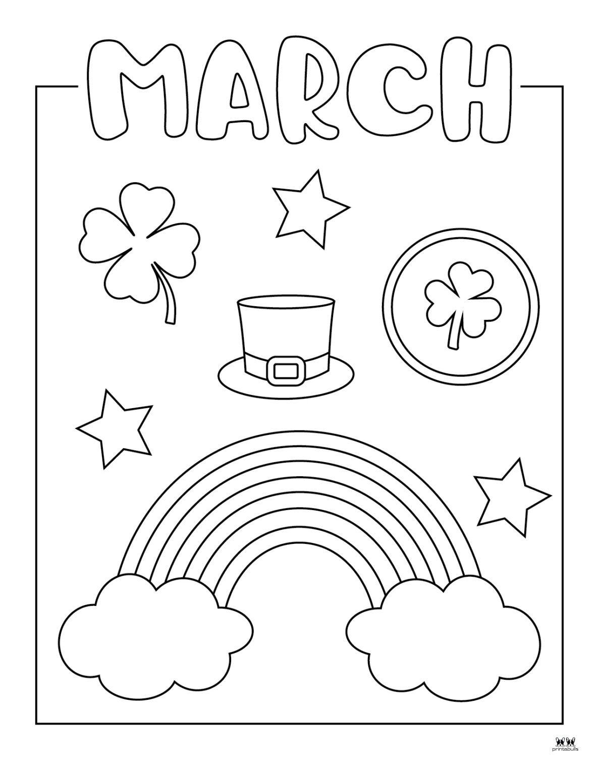 March Coloring Pages 25 FREE Printable Pages Printabulls March Coloring Pages 25 FREE Printable Pages Printabulls