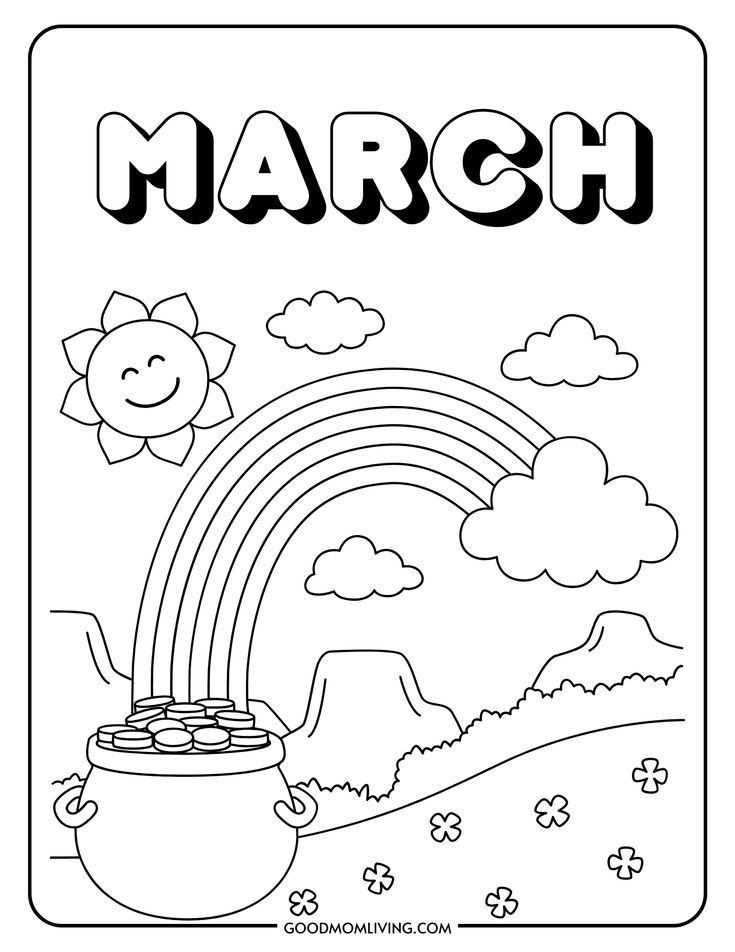 March Coloring Pages March Coloring Pages Free Printable March Coloring Pages March Coloring Pages Free Printable