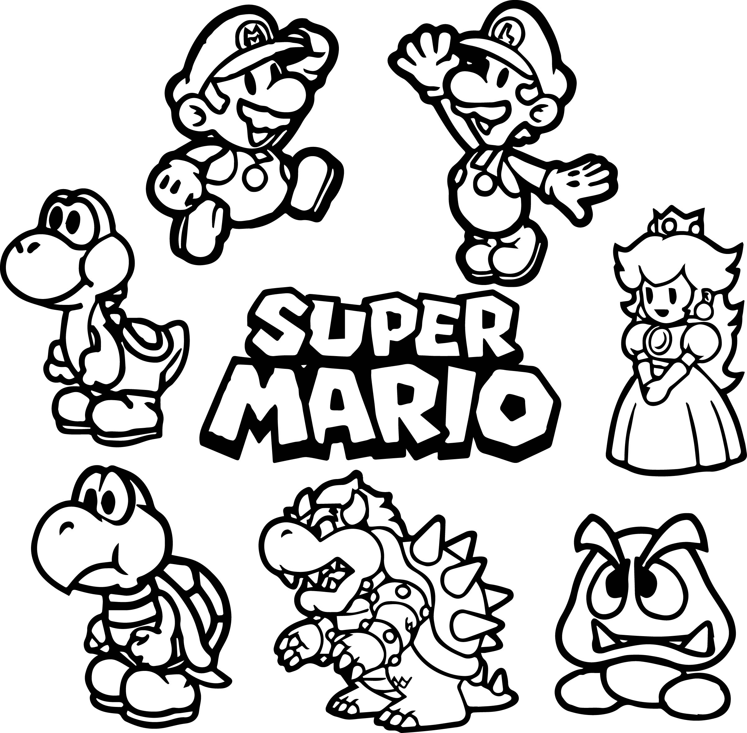 Mario And Luigi Coloring Pages At GetColorings Free Printable Mario And Luigi Coloring Pages At GetColorings Free Printable