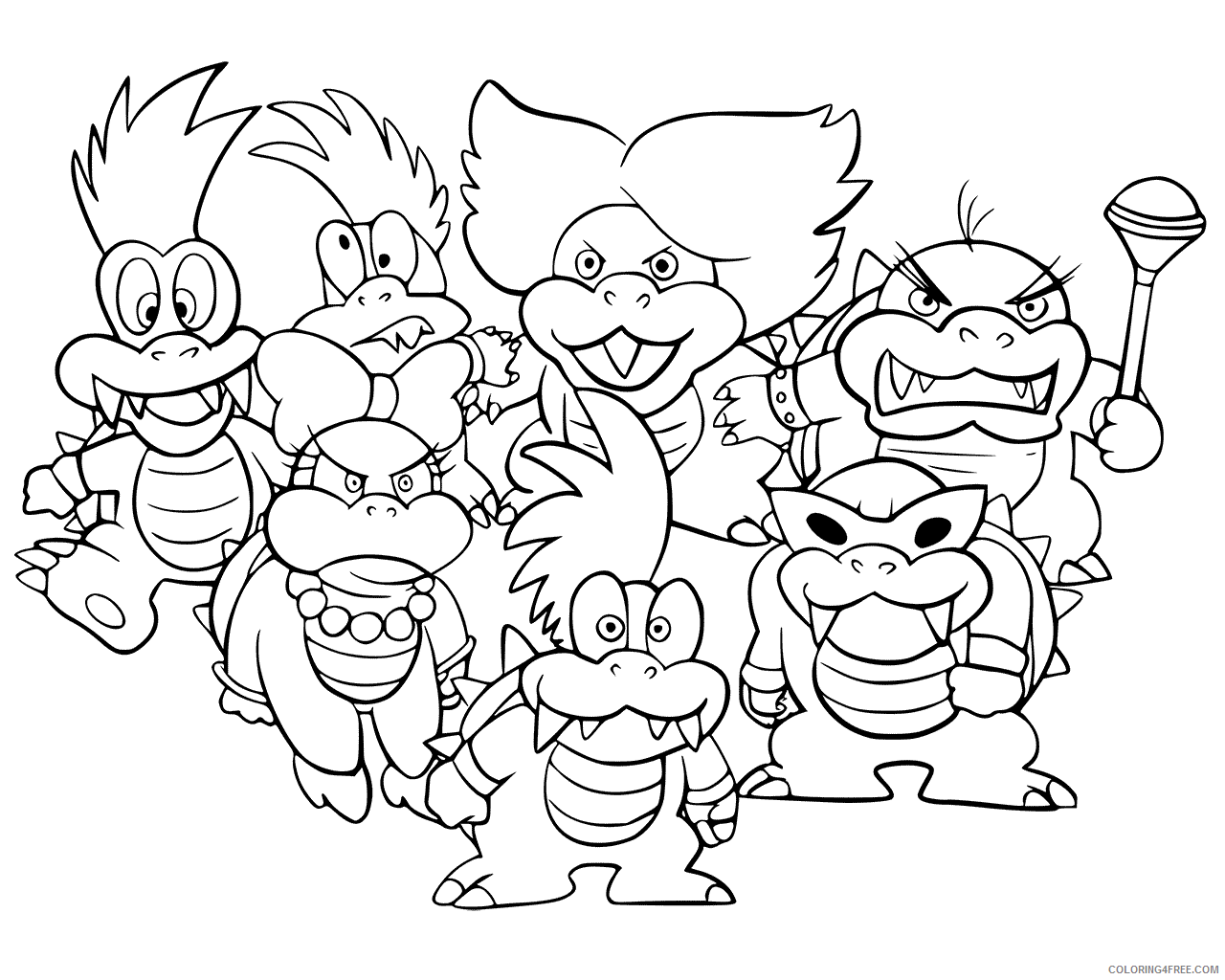 Mario Bowser Coloring Page Games Super Mario Bowser Printable 2021 0410 Mario Bowser Coloring Page Games Super Mario Bowser Printable 2021 0410