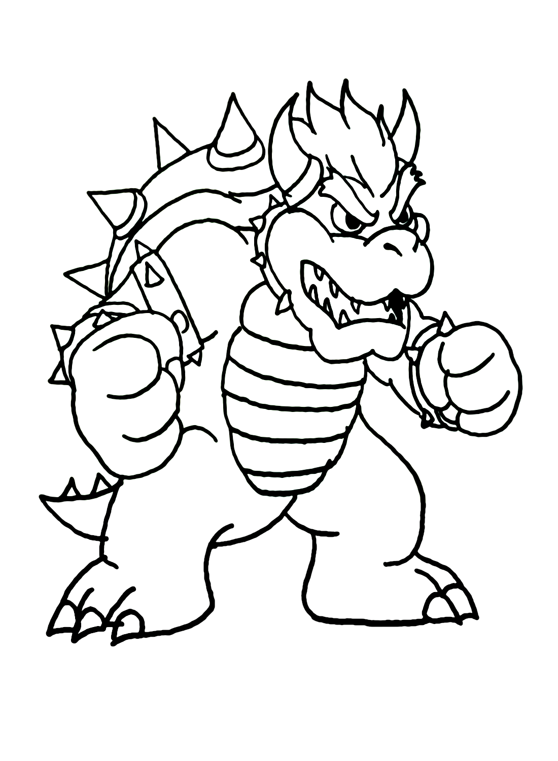 Mario Bowser Coloring Pages Printable Coloring Pages Mario Bowser Coloring Pages Printable Coloring Pages