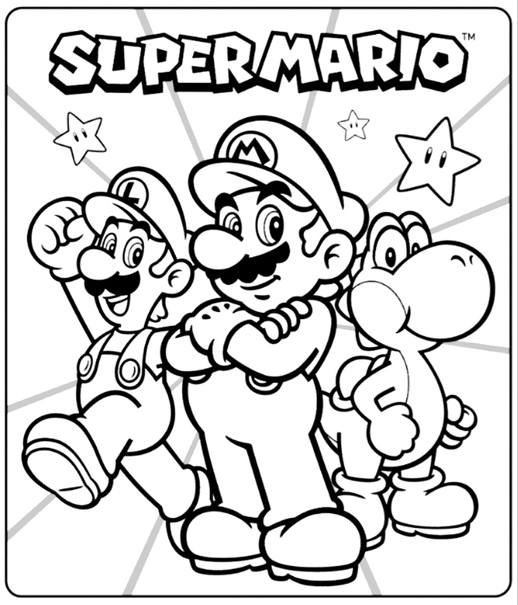 Mario Brothers Printable Coloring Pages Printable Word Searches Mario Brothers Printable Coloring Pages Printable Word Searches