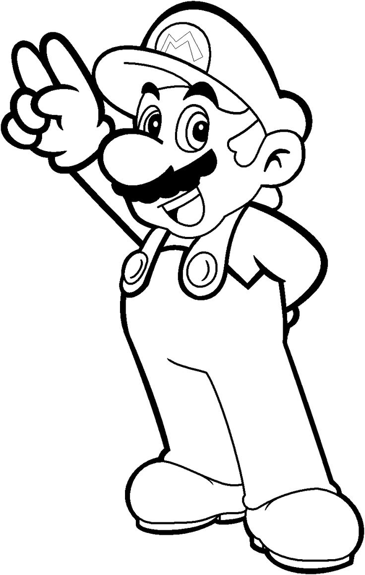 Mario Characters Printable Coloring Pages Mario Characters Printable Coloring Pages