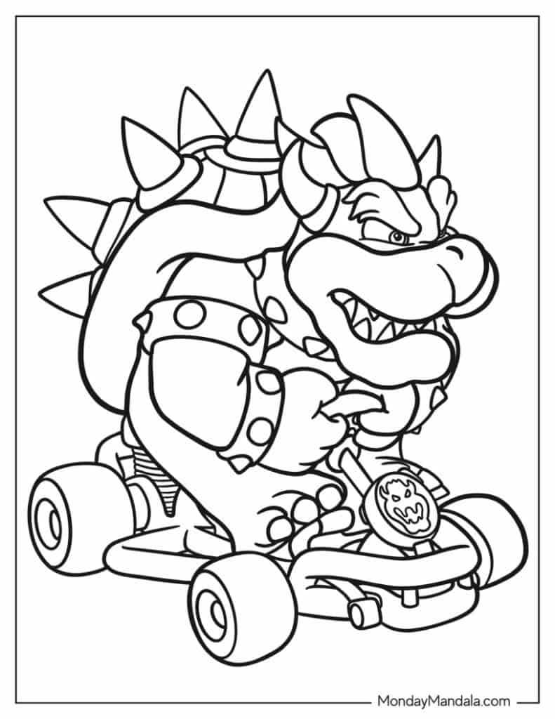 Mario Kart Coloring Page Free PDF Printables Coloring Home Mario Kart Coloring Page Free PDF Printables Coloring Home