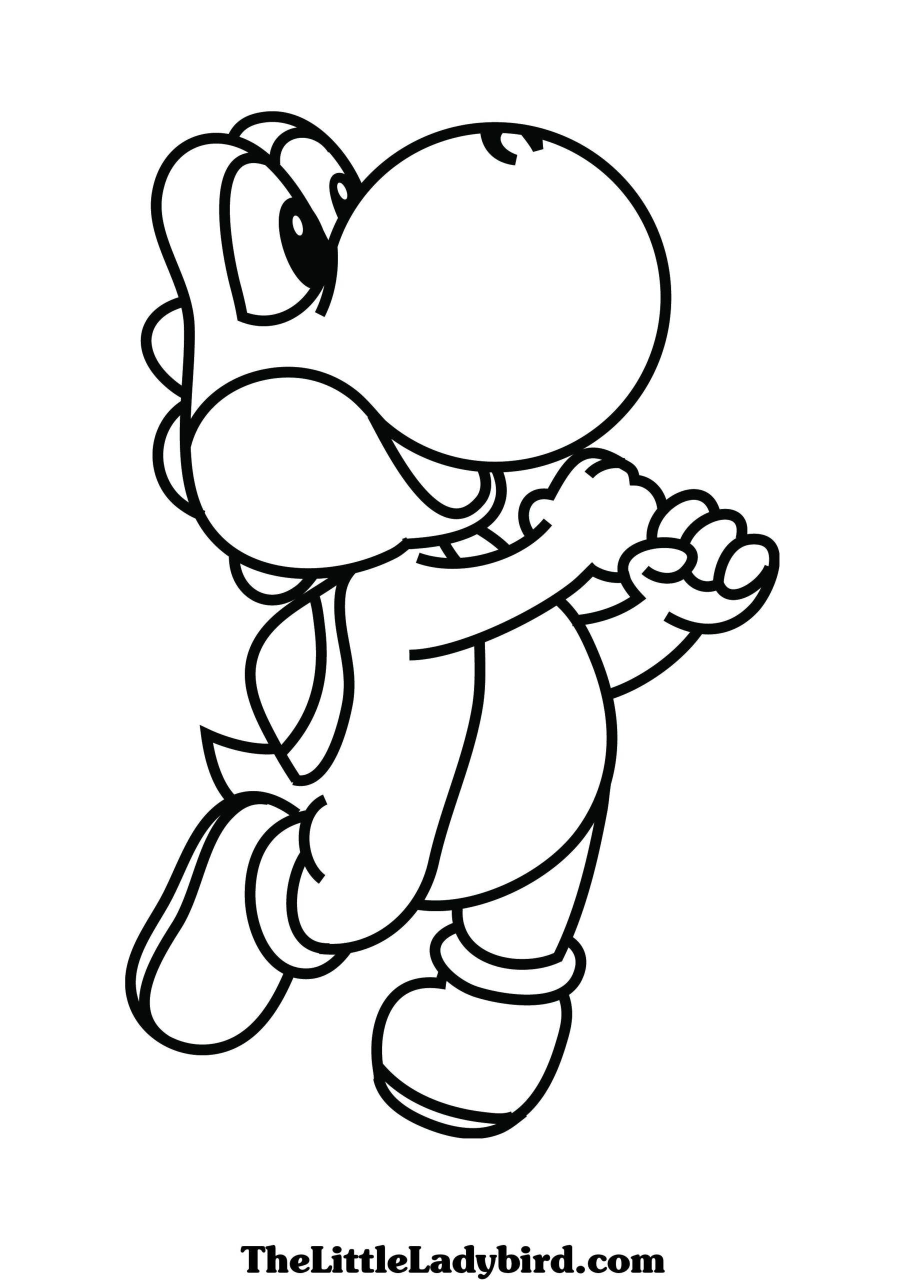 Mario Kart Coloring Pages Yoshi At GetColorings Free Printable
