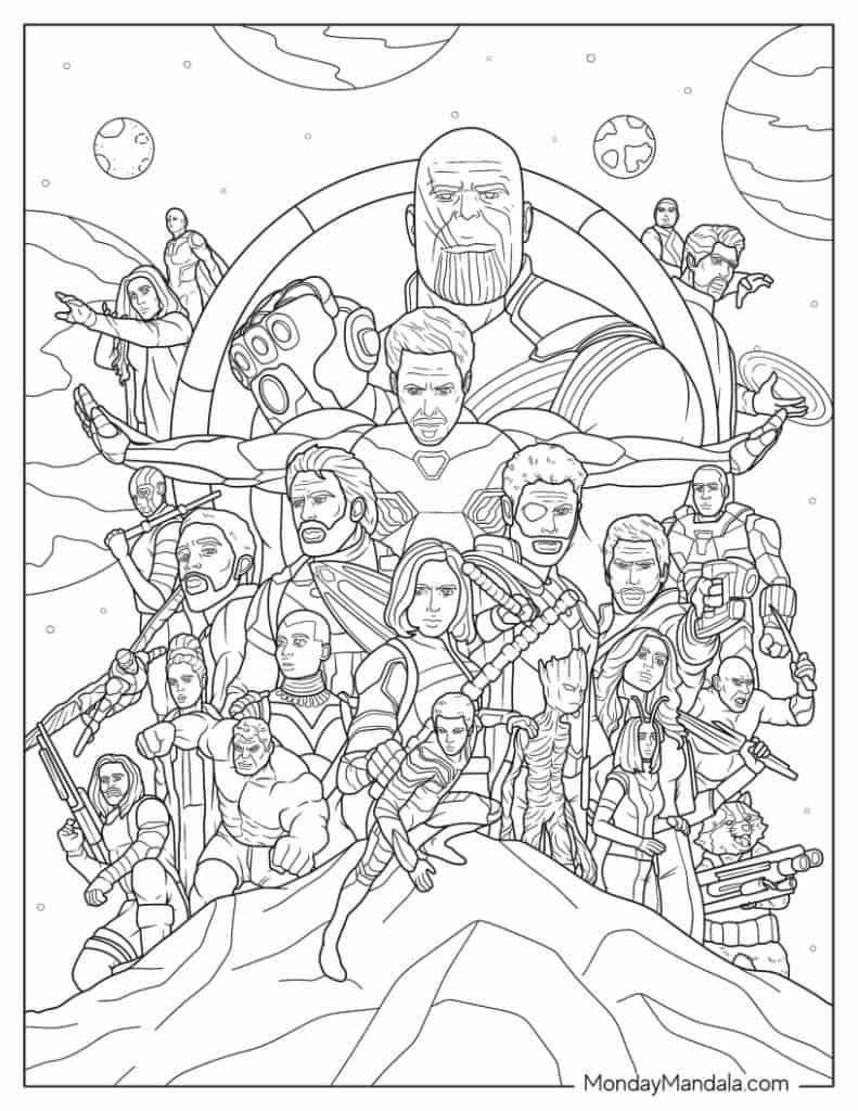 Marvel Avengers Coloring Page Free PDF Printables Coloring Nation Marvel Avengers Coloring Page Free PDF Printables Coloring Nation