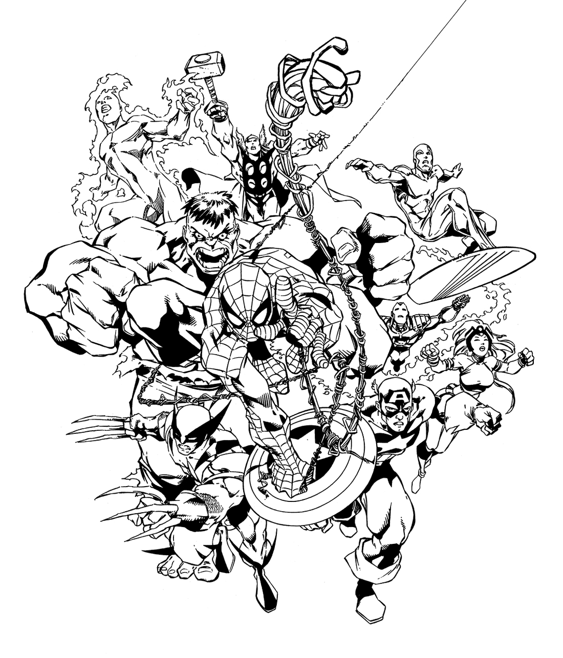 Marvel Coloring Pages Best Coloring Pages For Kids Marvel Coloring Pages Best Coloring Pages For Kids