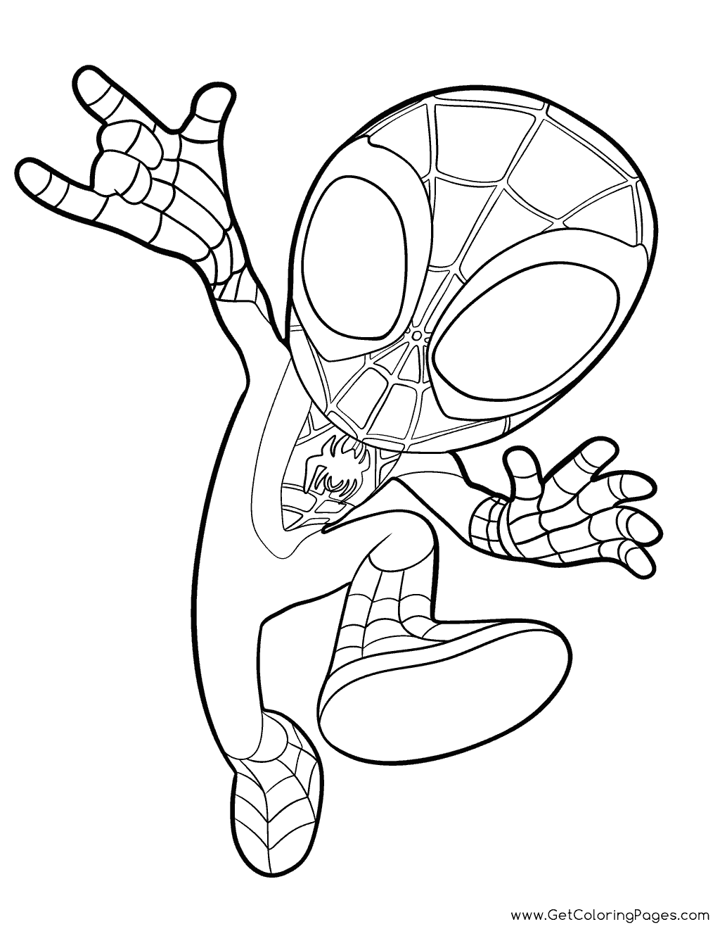 Marvel S Spidey And His Amazing Friends Coloring Page Coloring Nation Marvel S Spidey And His Amazing Friends Coloring Page Coloring Nation