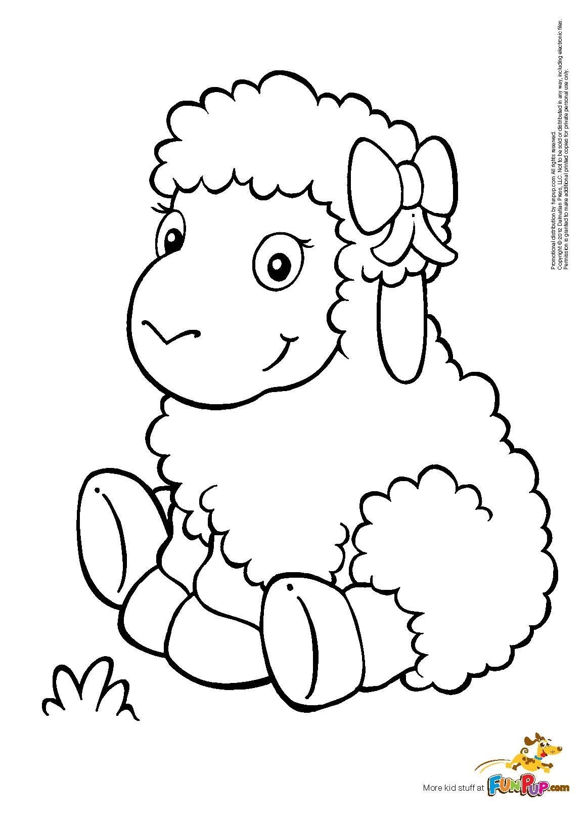 Lamb Printable Coloring Pages Lamb Printable Coloring Pages