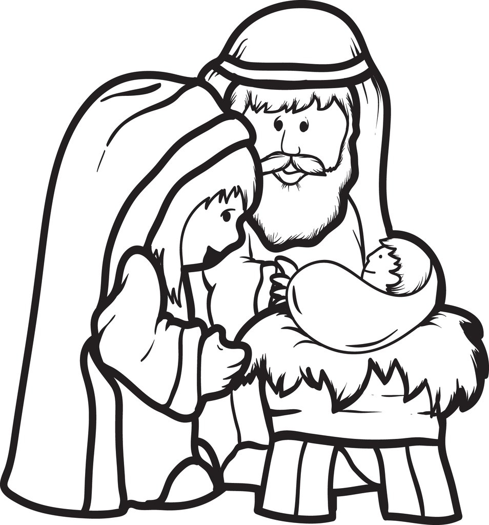 Mary Joseph Jesus Coloring Pages At GetColorings Free Printable Mary Joseph Jesus Coloring Pages At GetColorings Free Printable
