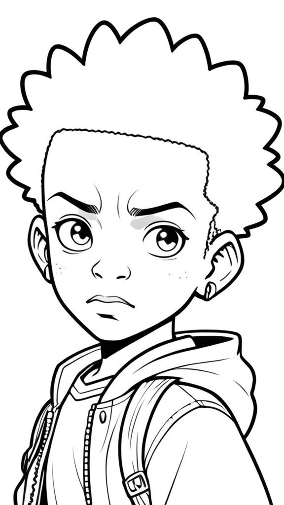 Master The Baddie Boy Aesthetic In 2024 Coloring Book Art Cartoon