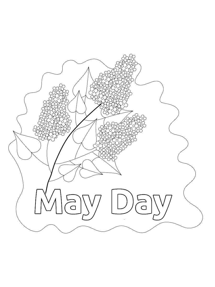 May Day Coloring Page Free Printable May Day Coloring Page Free Printable
