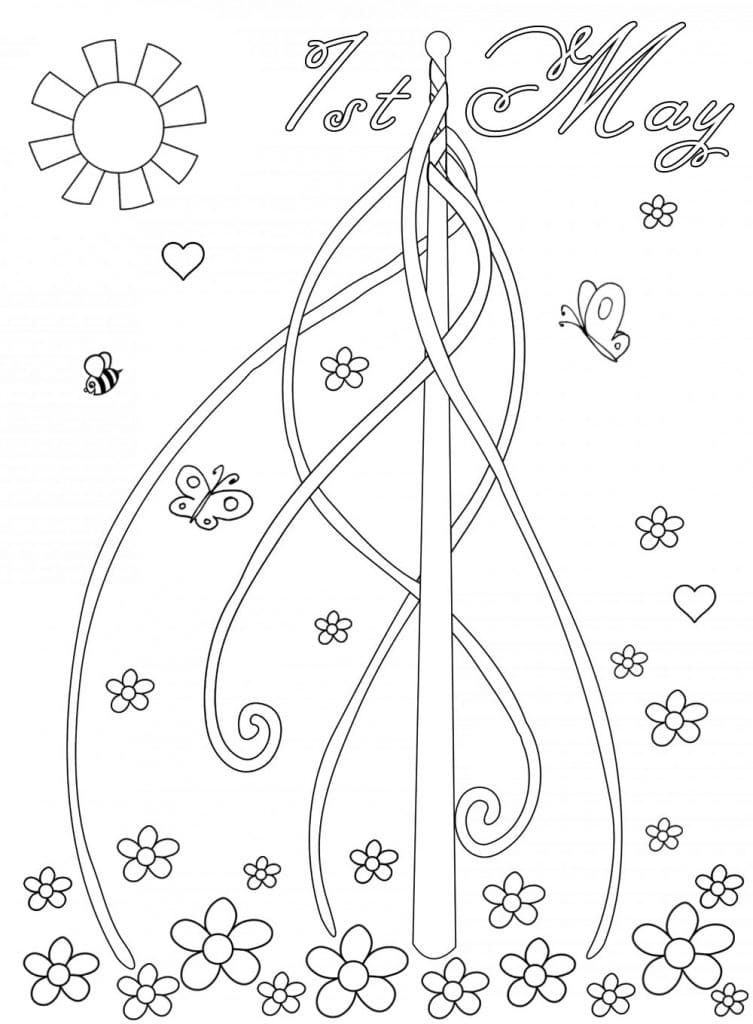 May Day Free Coloring Page Free Printable Coloring Pages For Kids May Day Free Coloring Page Free Printable Coloring Pages For Kids