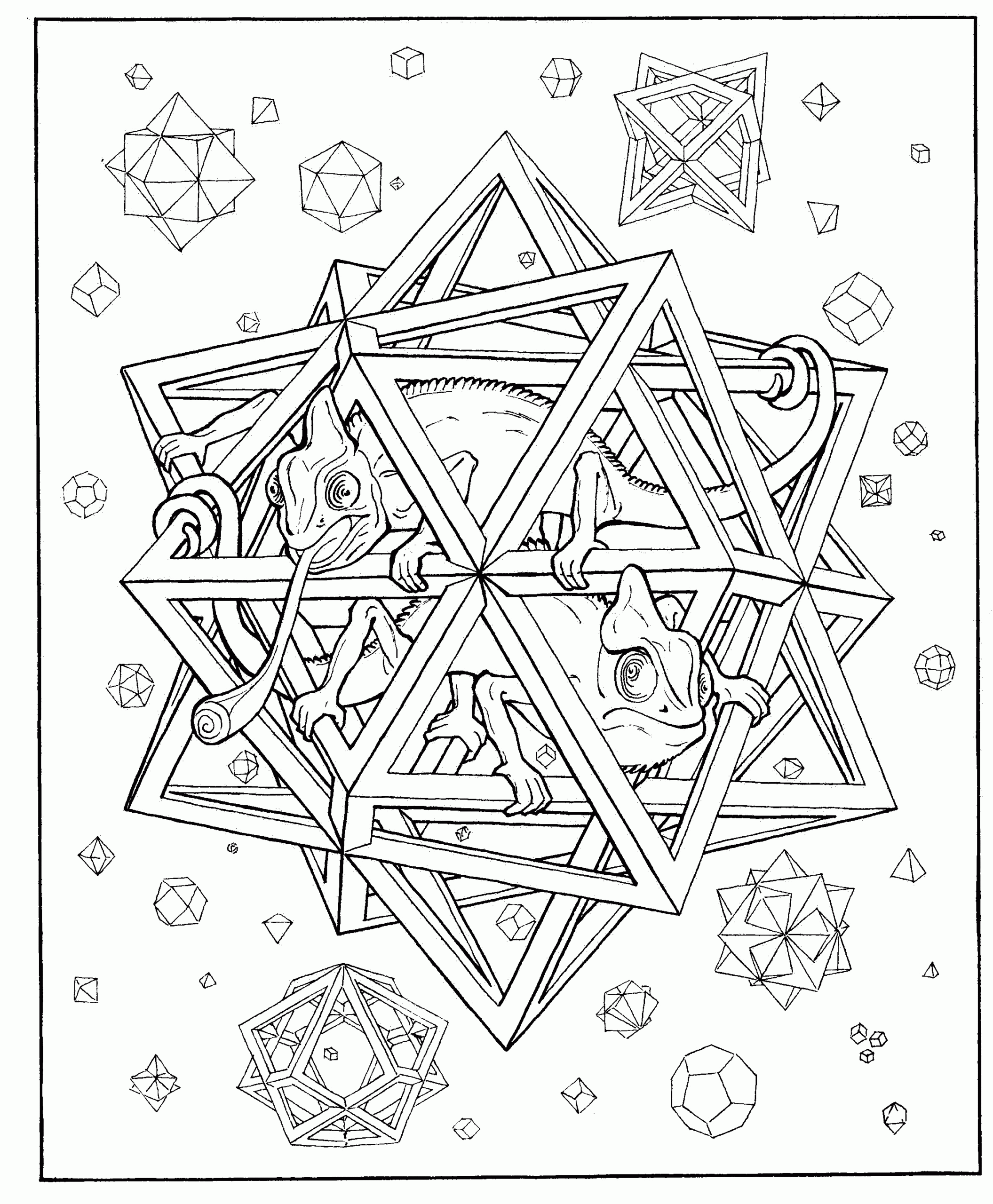 Mc Escher Coloring Pages Coloring Home Mc Escher Coloring Pages Coloring Home
